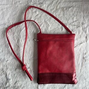 Sorbetto Accesori Elegant Red Crossbody Bag